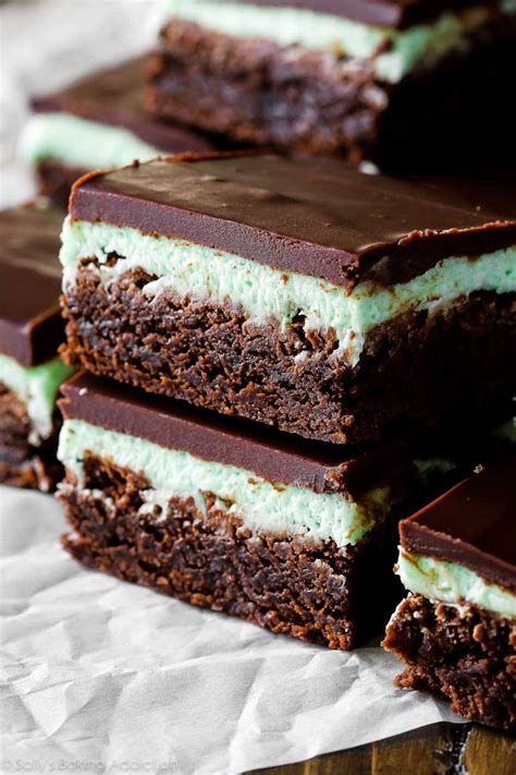 Classic Mint Chocolate Brownies Sallys Baking Addiction