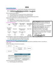 Exam Notes From Lectures Docx Unit Stock Market Indexes Holding