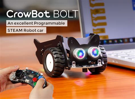 Crowbot Bolt An Excellent Programmable STEAM Robot Car