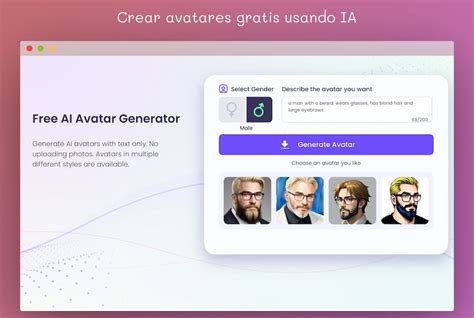 Ai Avatar Generator Herramienta Ia Gratuita Para Crear Avatares