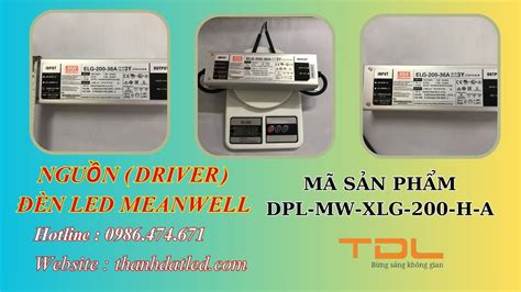 Ngu N N Led Driver Meanwell W Dpl Mw Xlg H A Ng Pha