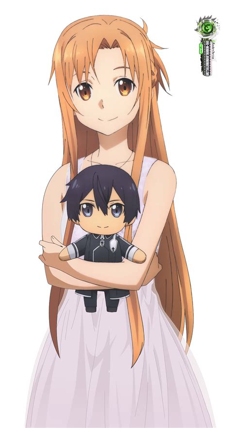 Sword Art Onlineasuna Yuuki Kawaiii Hug Pajama Render