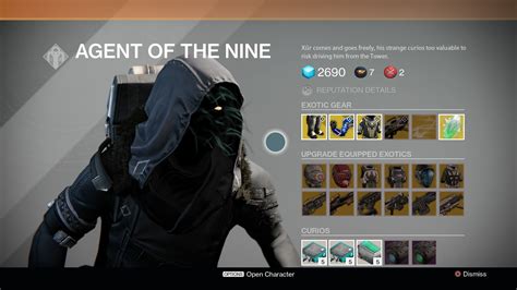 Destiny Xur S Location And Exotic Wares For Jan