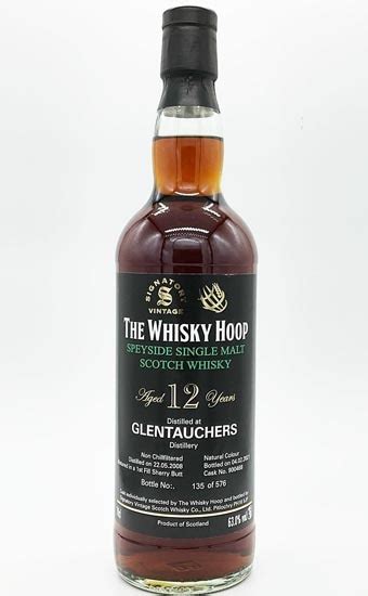 グレントファース 2008 12年 900468 1stフィル シェリーバット The Whisky Hoop Whisky