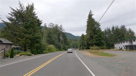 Sayward Road BC Canada Route To Remote Village Vancouver Island BC