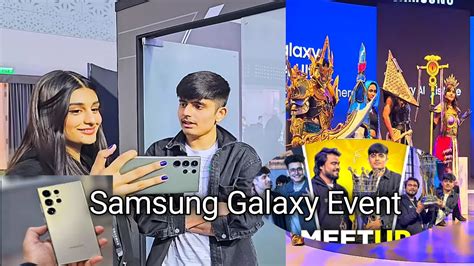 Ajjubhai Bhai Sms Event My First Samsung Event Vlog After Face Reveal