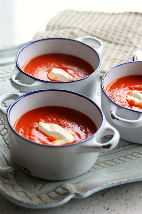 Thermomix Recipe Rich Roasted Tomato Soup