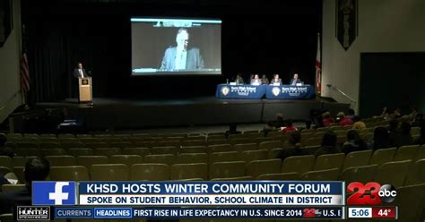 Kern High School District holds community forum