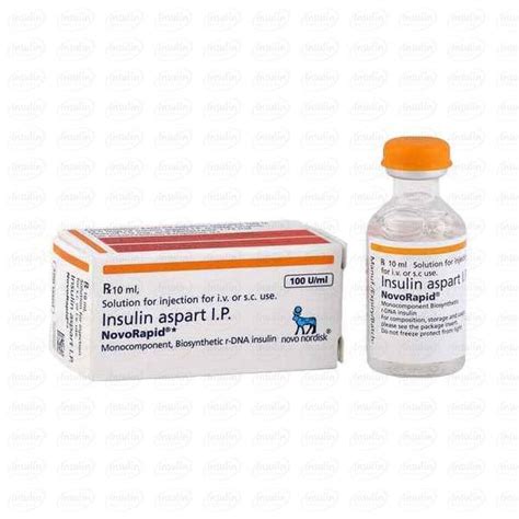 Buy NovoLog Vials NovoRapid 100 Units ML Online Insulin Outlet