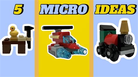 5 LEGO Micro Build Ideas YouTube