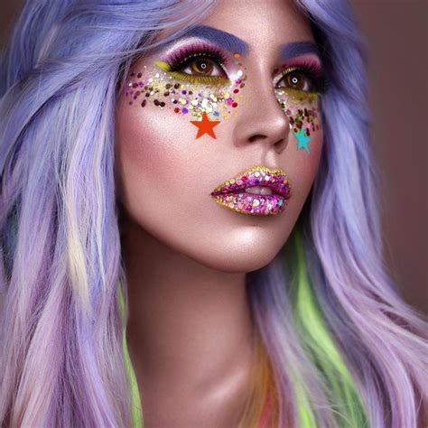 Pigment Eyeshadow Obnoxious Fantasy Makeup Gorgeous Art Halloween