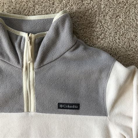 Columbia Quarter zip sweater - Color:... - Depop