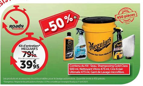 Promo Kit D Entretien Meguiar S Chez Roady ICatalogue Fr