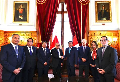 Mesa Directiva Del Congreso Recibi Saludo Del Jefe Del Gabinete