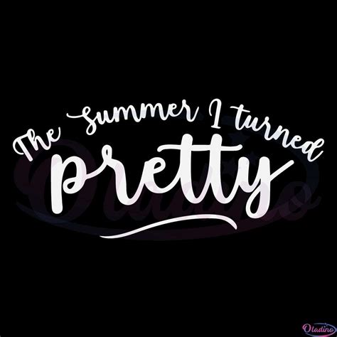 The Summer I Turned Pretty Svg, The Summer I Turned Pretty Merch Svg