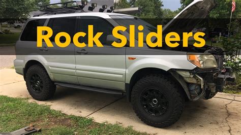 Diy Rock Sliders Honda Pilot Youtube