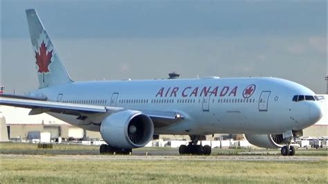 Air Canada B777 200LR C FIUA Takeoff Toronto YYZ On RWY 23 On August 19