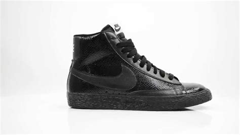 Nike Women Shoes Blazer Mid Black Leather Onlinesneakershopnl