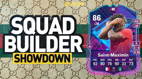 SQUAD BUILDER SHOWDOWN FLASHBACK SAINT MAXIMIN EAFC 24 ULTIMATE TEAM