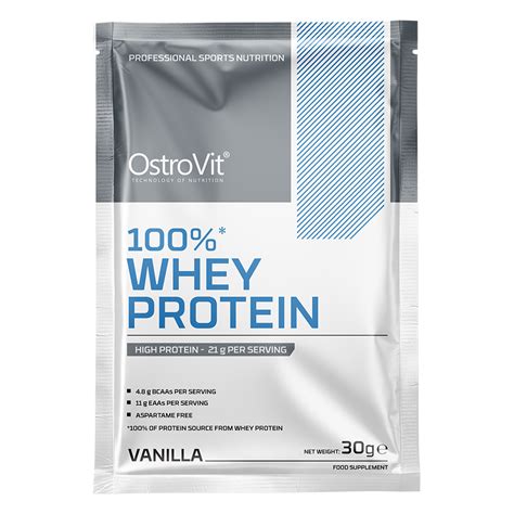 Ostrovit 100 Whey Protein 30 G Vanillia 085 € Official Store Of