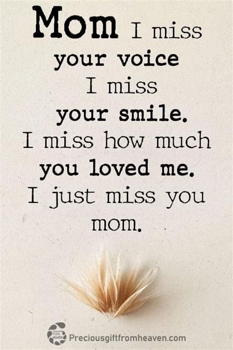 Miss My Mom Quotes Losing A Loved One Quotes Mom In Heaven Quotes