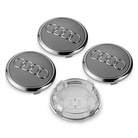 Set Of 4 Audi A3 A4 A6 A8 Tt 4x New Alloy Wheel Centre Hub Caps Grey 61mm Etsy Uk