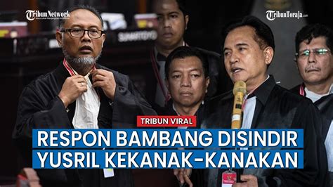 Reaksi Bambang Disindir Kekanak Kanakan Oleh Yusril Usai Walkout Dari