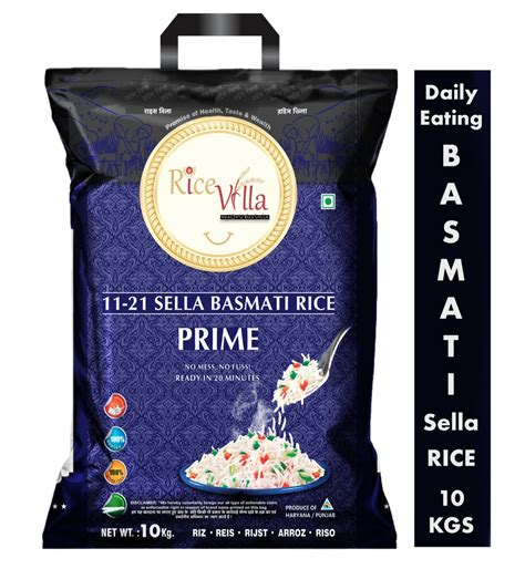 White 10Kg Rice Villa 1121 Sella Basmati Rice PP Bag At Rs 79 Kg In Howrah