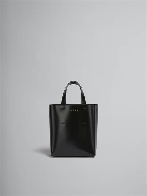 Museo Bag Mini In Pelle Nera Marni