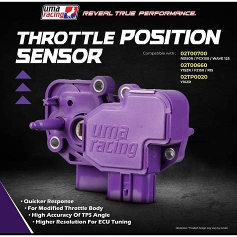 Uma Racing TPS Racing Yamaha Y15ZR Throttle Position Sensor Y16Zr Honda