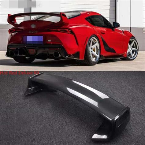 Half Carbon Fiber Rear Trunk Spoiler Wing For Toyota Gr Supra A90 A91 Mk5 20 22 Ebay