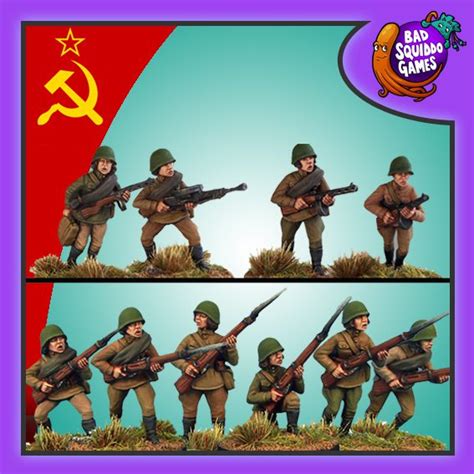 Soviet Infantry Squad 10 Badger Games