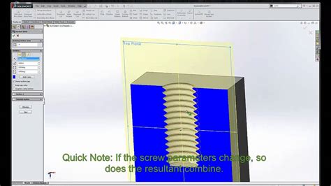 Solidworks Combine Feature Youtube