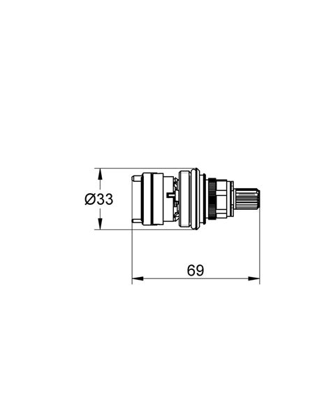 Cartouche Mitigeur Grohe Eichelberg Aquadimmer Isi Sanitaire