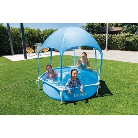 Intex Frame Pool Set Rondo Mit Pooldach Cm X Cm Kaufen Bei Obi