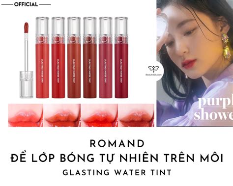 Son Romand Glasting Water Tint 4g Dạng Tint Nước Siêu Lì