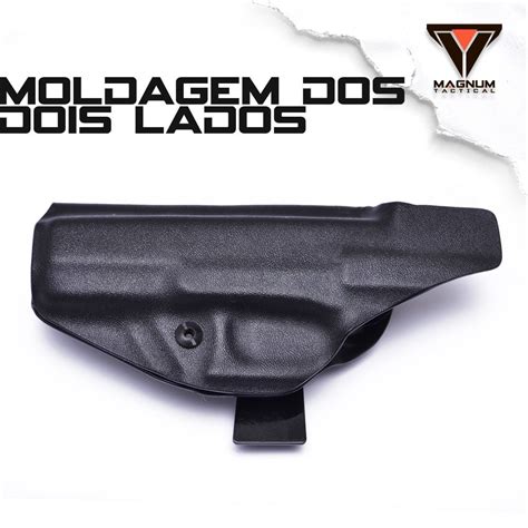 Coldre Magnum Velado Interno Iwb Em Kydex Taurus Gx Magnum Tactical