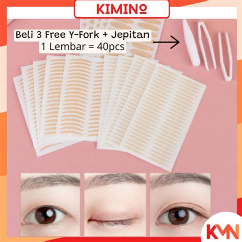 KMN Skot Mata Double Eyelid Veil Tape Stiker Kelopak Mata Bening Tahan