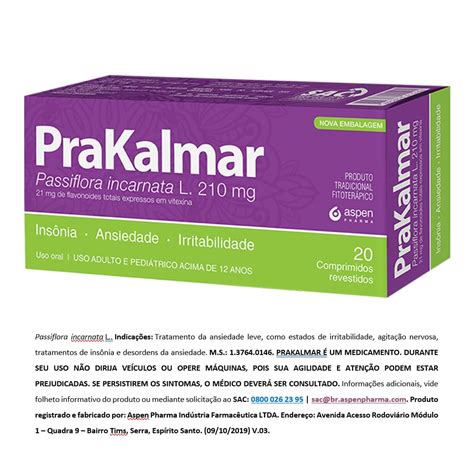 prakalmar  mg aspen   comprimidos drogaria rosario