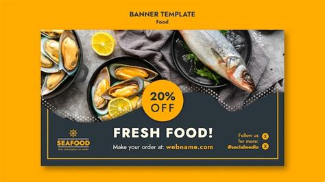 Seafood Banner Psd High Quality Free Psd Templates For Download Freepik