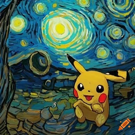 Van Gogh Style Painting Of Pokemon On Craiyon