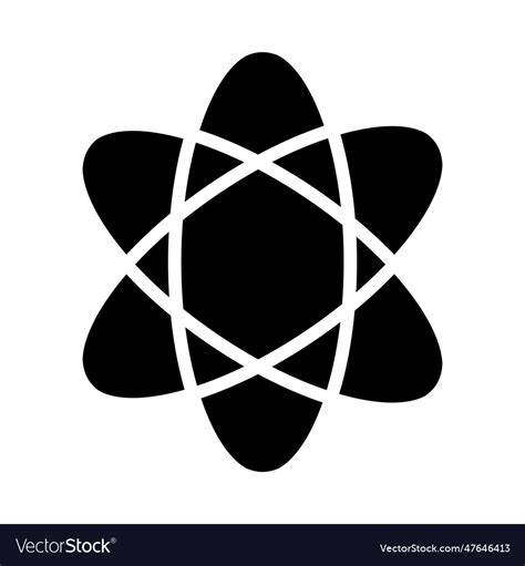 Atom Icon Royalty Free Vector Image Vectorstock