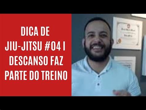 O DESCANSO FAZ PARTE DO TREINO I DICA PARA EVOLUIR NO JIU JITSU I DICA