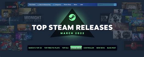 Les Meilleurs Choix De Steam Pour Mars Incluent Une Catégorie Steam