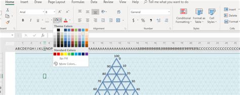 Triangular Graph Paper Template » ExcelTemplate.net