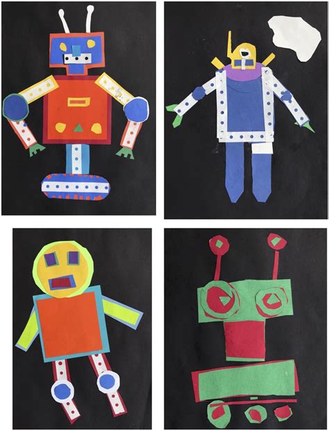 The Rolling Artroom: Shape Robots (1st-3rd Grade)