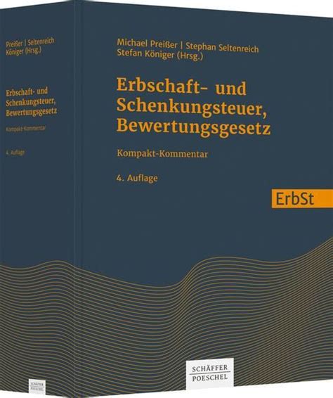 Erbschaft und Schenkungsteuer Bewertungsgesetz Bücher Orell