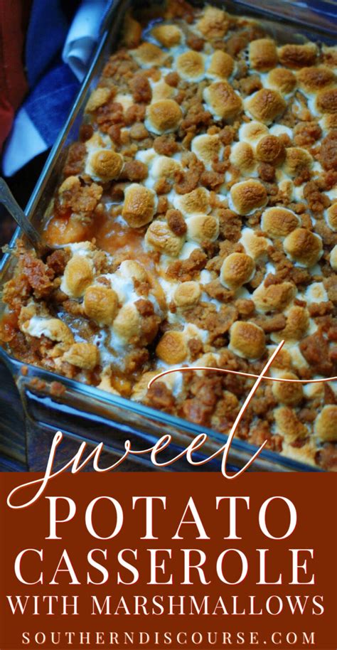 Sweet Potato Casserole With Marshmallows Southern Discourse