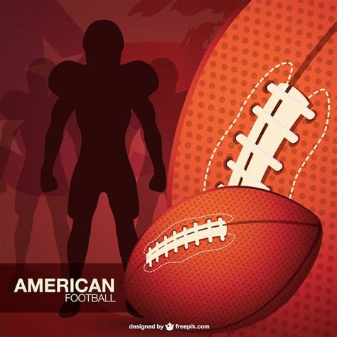 Kostenlos American Football Vorlage Kostenlose Vektor