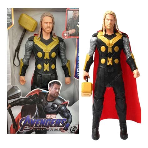 Bonecos Vingadores Articulado Thor 30cm Som E Luz Shopee Brasil